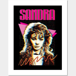 Sandra Cretu -- 80s Retro Fan Art Design Posters and Art